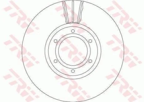 Гальмівний диск TRW DF4111