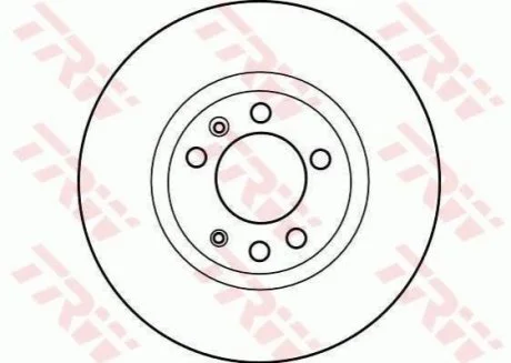 Тормозной диск TRW DF4142 (фото 1)