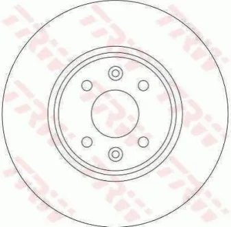 Гальмівний диск TRW DF4255 (фото 1)