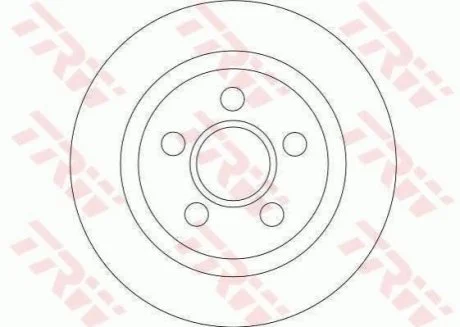Гальмівний диск TRW DF4407