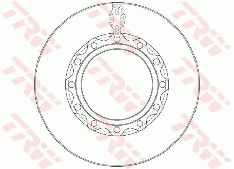 Гальмівний диск TRW DF5066S