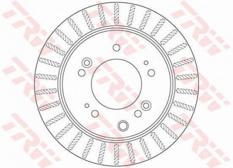 Гальмівний диск TRW DF6191S