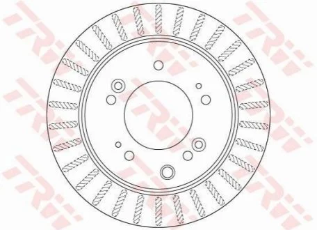 Гальмівний диск TRW DF6191S