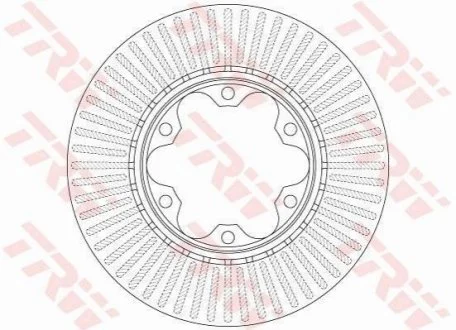 Гальмівний диск TRW DF6481