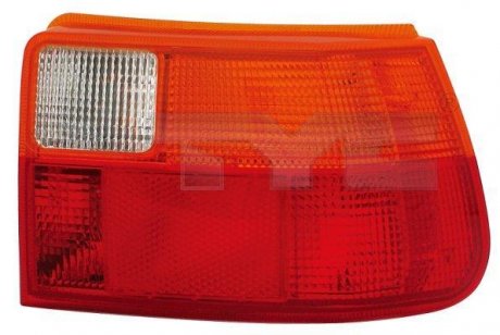 Ліхтар задній Лів (колір повороту помаранчевий, колір скла червон) OPEL ASTRA F Універсал 09.91-12.02 TYC 11-0372-01-2