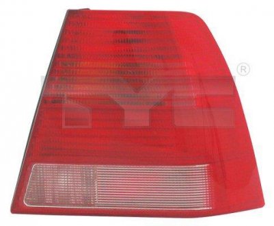 VW BORA лев. бел.красный зад. фонарь (- патрон) TYC 11-5948-11-2