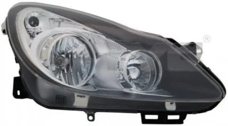 OPE CORSA прав. H7+H1 фара перед. - verze OPC TYC 20-1195-15-2