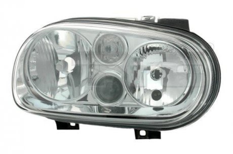 VW GO4 Прав. фара H7/H1/H3 с поворот., автом. TYC 20-5385-08-2