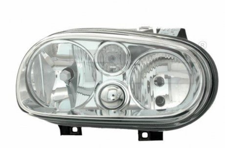 VW GO4 Лев. фара H7/H1 с поворот., автом. TYC 20-5386-18-2