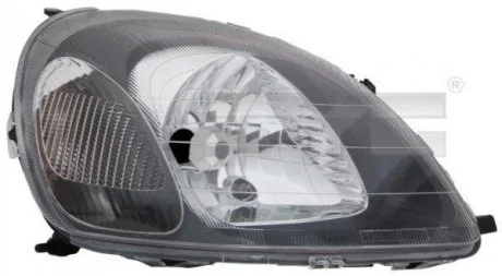 TO Yar 99- Прав. фара H4, черн. рамка, автомат., + коррект. TYC 20-5729-25-2
