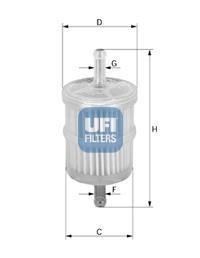 Топливный фильтр UFI 31.028.00