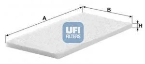 Фільтр, повітря у внутрішній простір UFI 53.322.00