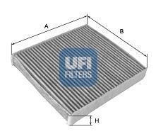 Фильтр, воздух во внутренном пространстве UFI 54.196.00