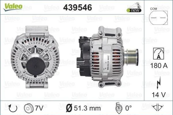 Генератор VALEO Valeo 439546 (фото 1)