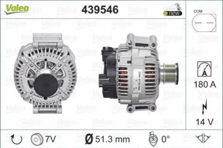 Генератор VALEO Valeo 439546