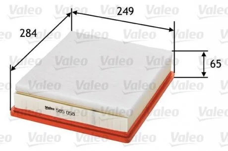 Фільтр повітряний двигуна VALEO Valeo 585058