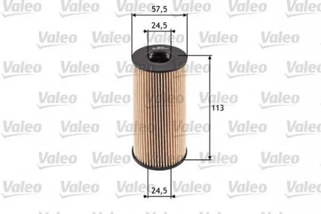 Масляний фільтр (патрон) VALEO Valeo 586529