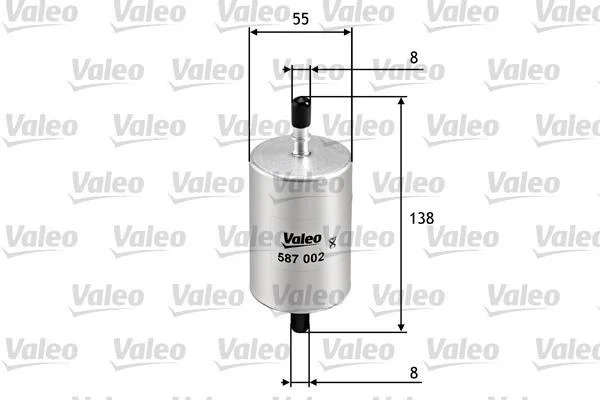 Топливный фильтр Valeo 587002 (фото 1)