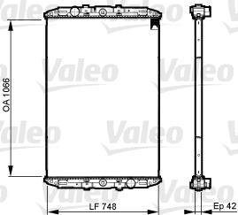 Радіатор охолодження двигуна VL Valeo 733509