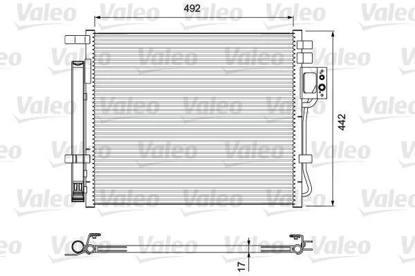 Радиатор кондиционера VALEO Valeo 814404 (фото 1)