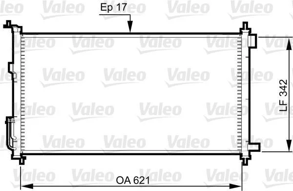 Радиатор кондиционера VALEO Valeo 817836 (фото 1)
