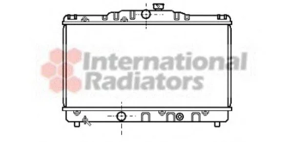 Радіатор охолодження COROLLA EE90 1.3MT 87-92 (вир-во) Van Wezel 53002115 (фото 1)