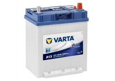 Акумуляторна батарея 40Ah/330A (187x127x227/+R/B01) Blue Dynamic A13 Азія VARTA 540125033 3132