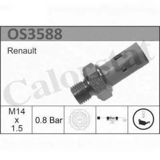 VERNET RENAULT Датчик давления масла(сер) Clio -05 1.2, Kangoo 1.2 97- Vernet OS3588