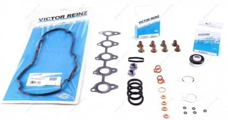 Комплект прокладок (верхній) Peugeot Bipper 1.4 HDi 08- (без прокладки ГБЦ) VICTOR REINZ 02-35542-01