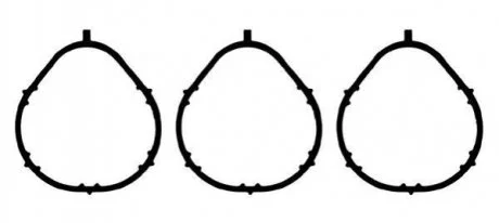 Комплект прокладок, впускний колектор VICTOR REINZ 11-10401-01