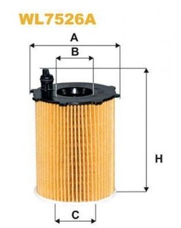 Масляный фильтр WIX FILTERS WL7526A (фото 1)