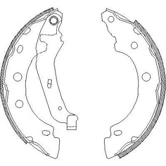 Колодки гальмівні WOKING Z4043.00