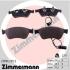 Колодки тормозные (передние) VW Phaeton/Audio A6/A8 04-16 (Ate-Teves) (с датчиком) ZIMMERMANN 23896.205.2 (фото 1)