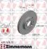 Диск тормозной (передний) Renault Megane II/Clio II/III 1.2-1.5 dCI 02-(259,6x22) (с покрытием) (вент) ZIMMERMANN 470.2416.20 (фото 1)